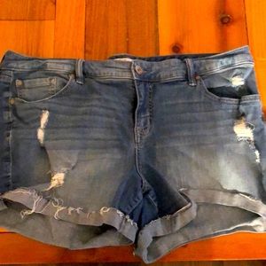 Torrid Ripped Denim Jeans